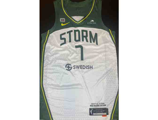 Seattle Storm Stephanie Talbot Authentic Player Worn Jersey and Shorts