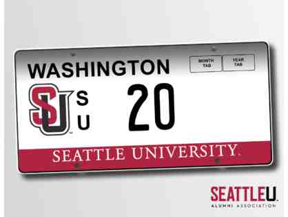 Seattle U License Plate #20