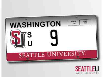 Seattle U License Plate #9