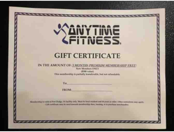 3 Months Premium Membership at Anytime Fitness