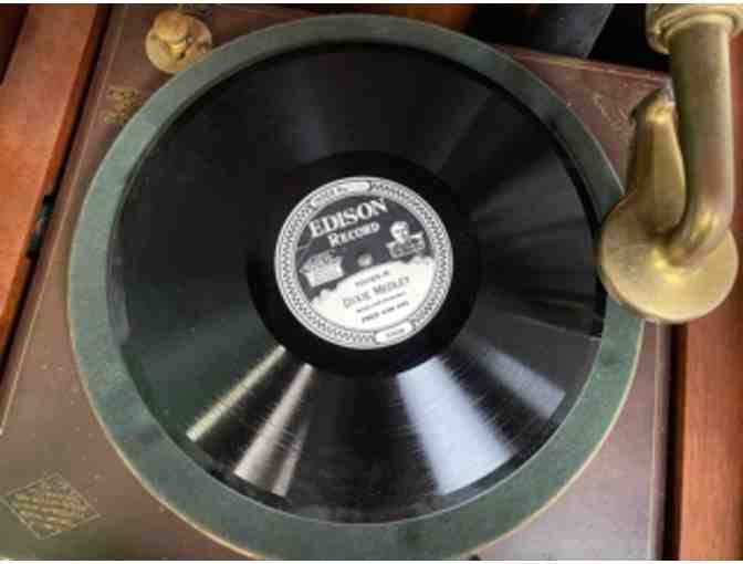 1913 Edison Diamond Disc B250 Phonograph with Records - Photo 6