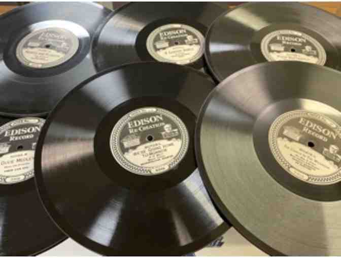1913 Edison Diamond Disc B250 Phonograph with Records