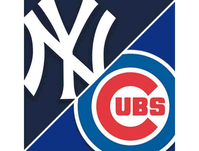 2 tickets for Chicago Cubs vs. New York Yankees - Photo 1