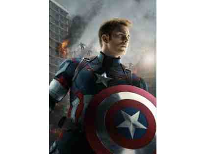 Captain America Shield Signed by Captain America himself - Chris Evans!