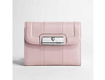 Coach's Kristin Style Leather Wallet (Medium)- Pale Pink