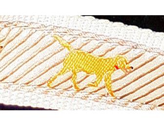 Women's L.L. Bean Flip Flops with Yellow Lab Motif - Fits Sizes 8 - 8 1/2