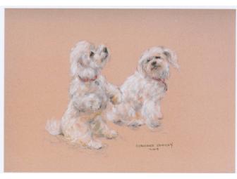 Pastel Drawing of Your Dog by Renowned Artist, Constance Coleman