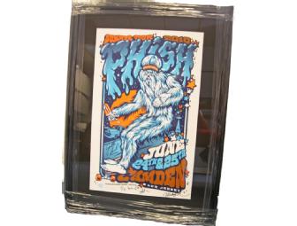 Limited Edition Framed Phish Poster Signed by the Whole Band
