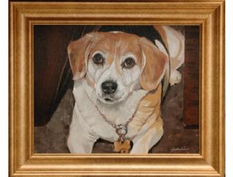 Acrylic Painting on Canvas of Your Special Pet by artist Cynthia Valesio