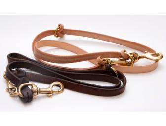 Authentic Seeing Eye Leather Leash