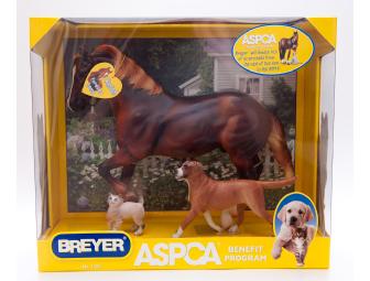 Breyer Hand-Painted Horse, Dog & Cat Set