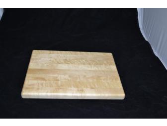 Hand-Crafted Wooden Bowl & Cutting Board by Seeing Eye Graduate