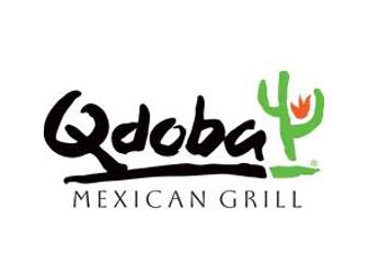 Qdoba Mexican Grill Gift Card For Five Entrees - Multiple Locations
