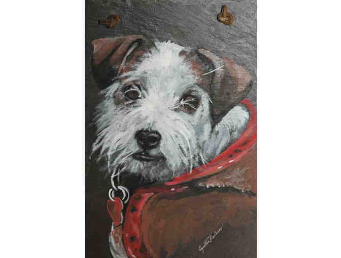 Framed Custom Acrylic Portrait of Your Pet by Cynthia Valesio