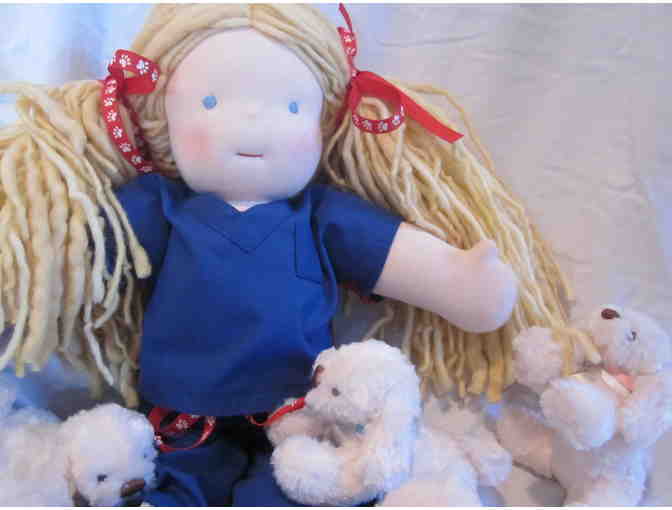 Breeding Station Doll with Puppies