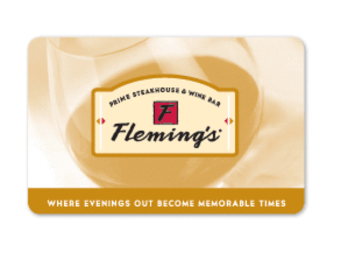 Fleming's Steakhouse $50 gift certificate