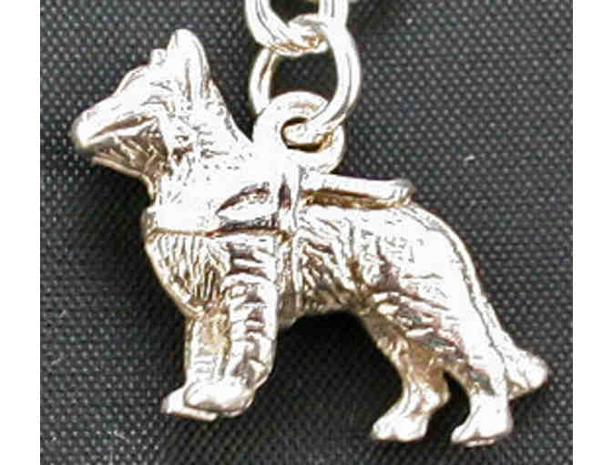 Custom Sterling Silver Seeing Eye Charm Bracelet