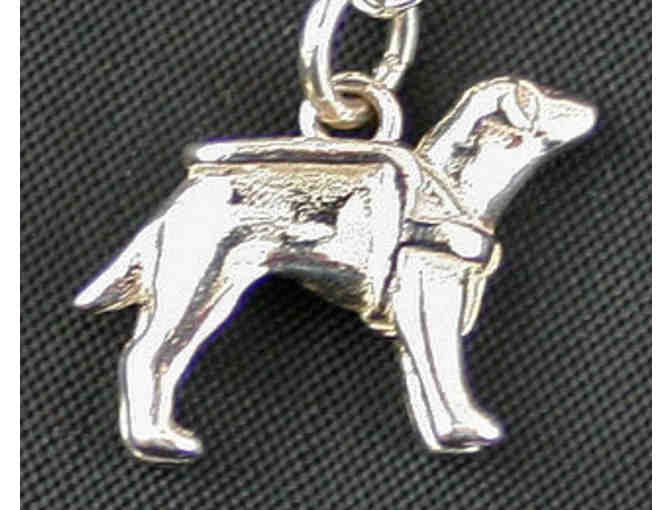 Custom Sterling Silver Seeing Eye Charm Bracelet