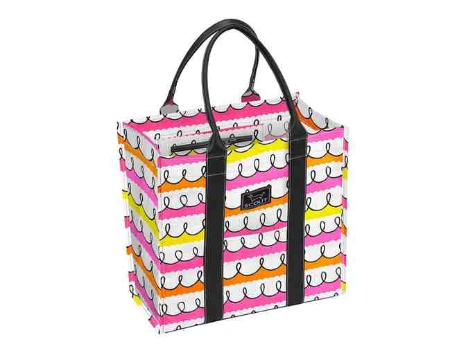 Two Open 'Swirley Temple' Tote Bags by Scout - Perfect for Summertime