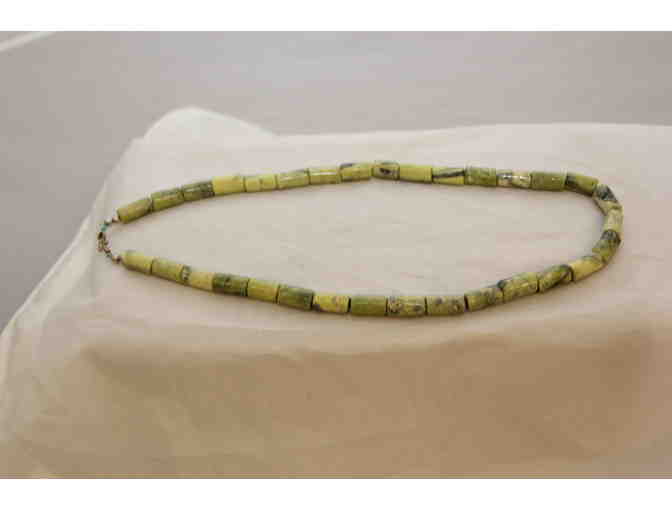 Serpentine Stone Necklace ~ Known for Earth Energy in Yogic