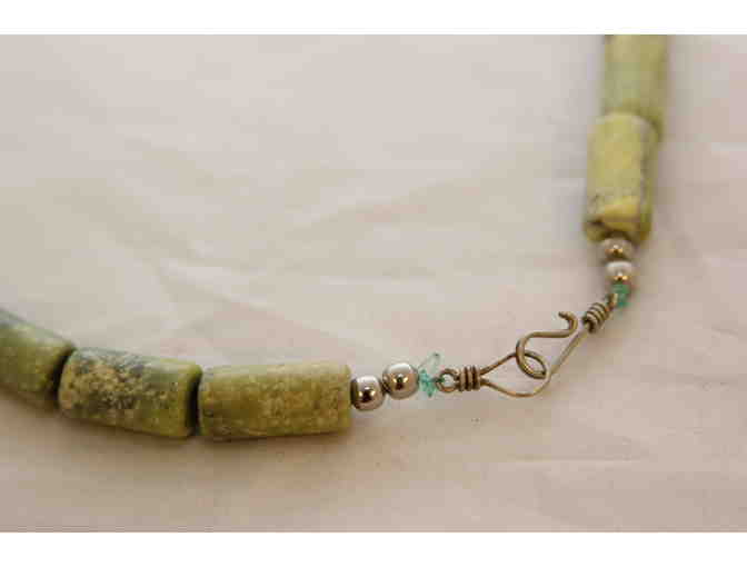 Serpentine Stone Necklace ~ Known for Earth Energy in Yogic