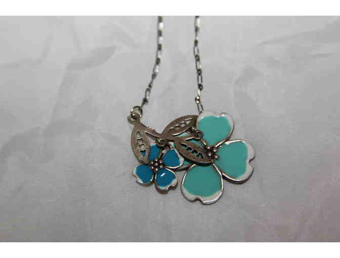 Flower Earring and Necklace Set by Anne Koplick Designs