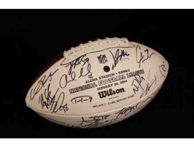 NFL Pro Bowl 2014 NFC Team Signed Football