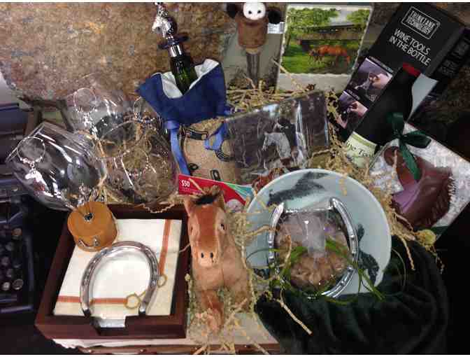 Midge's Horse Lovers Wine Basket