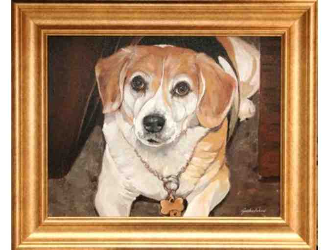 Custom Pet Painting by Cynthia Valesio