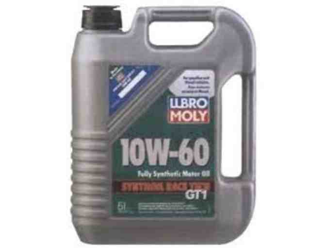 One Case of Liqui Moly Motor Oil (3 x 5 Liter Containers)