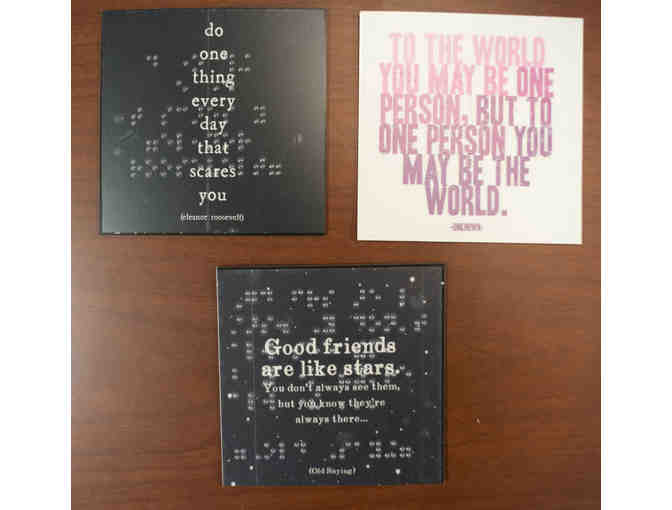 Inspirational Braille Magnets Set (3 of 3)