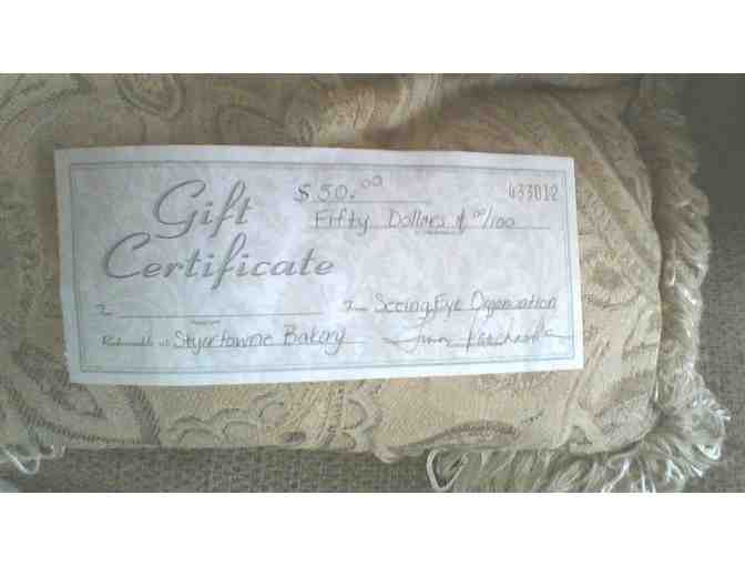$50 Gift Certificate to Styertowne Bakery in Clifton, NJ