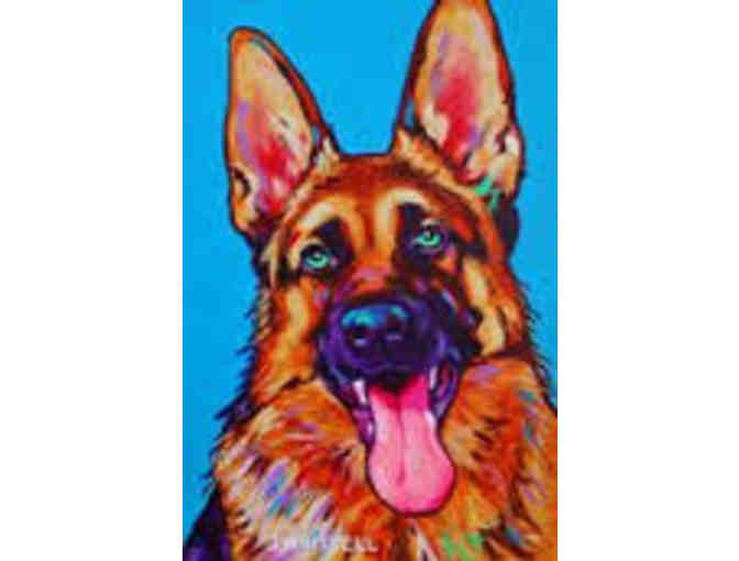 Custom Dog Portrait by acclaimed artist Jody Whitsell