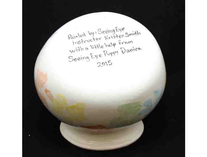 Paw Print Ceramic Cookie Jar!