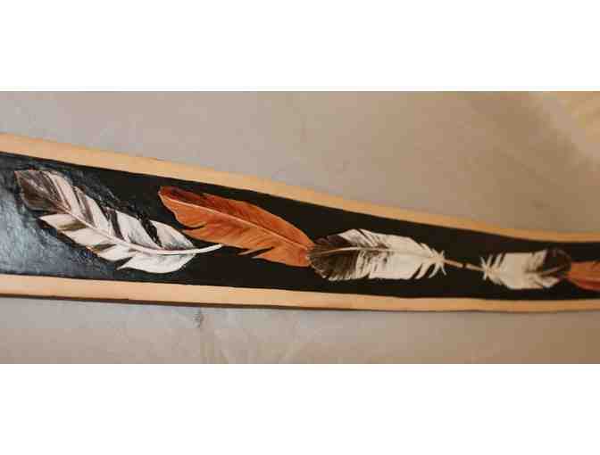 Leather Feather Guitar Strap
