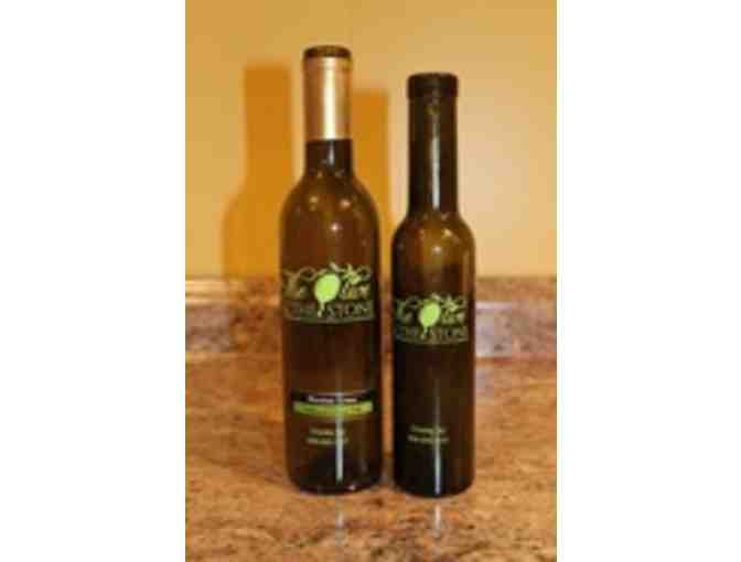 Tuscan Herb Olive Oil and Fig Balsamic Vinegar Set from The Olive and The Stone