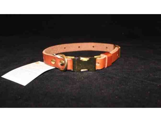 Adjustable Quick Release Leather Collar