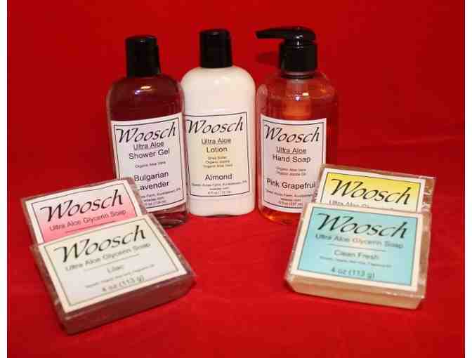 Handmade Assortment of Woosch Soaps and Lotions
