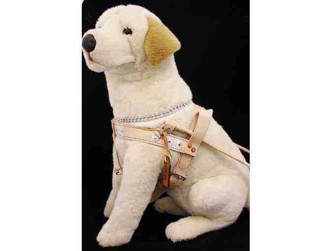 Whitney the Yellow Lab Plush in Harness