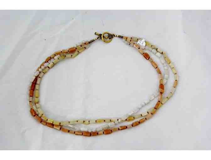 Tricolor Beaded Necklace