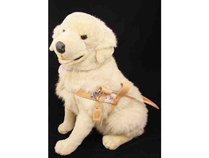 Chase the Golden Retriever Plush in Harness