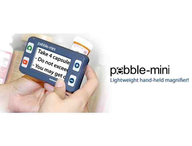 Pebble-Mini Hand-Held Magnifier from Enhanced Vision