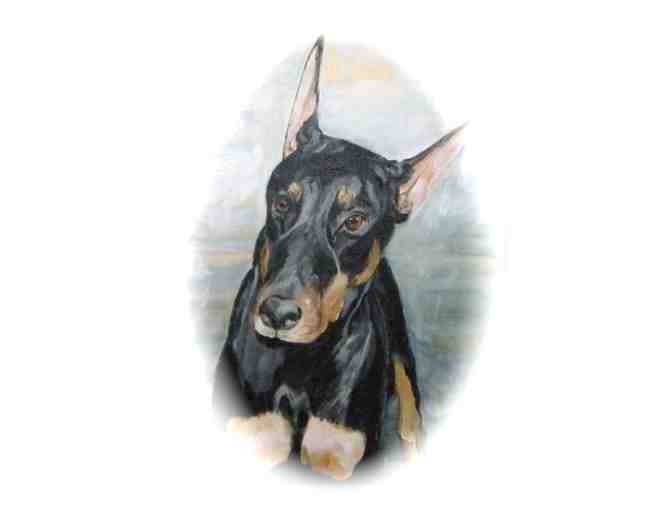 Custom Pet Portrait by Cynthia Valesio