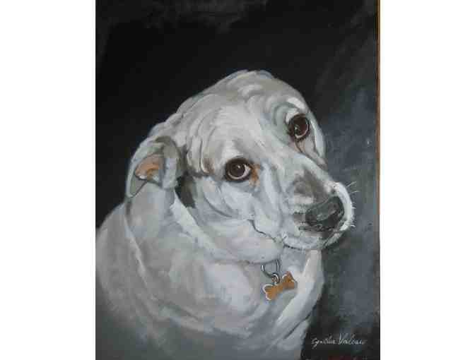 Custom Pet Portrait by Cynthia Valesio