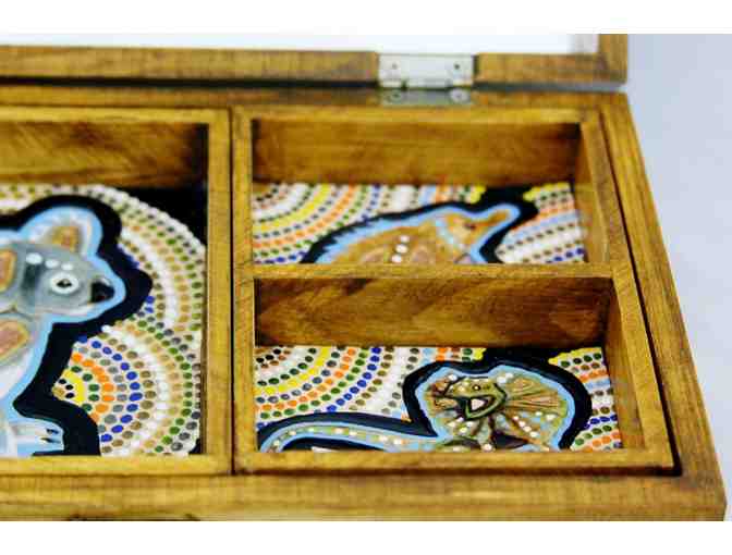 Kangaroo Dreaming, Australian Themed Jewelry Box