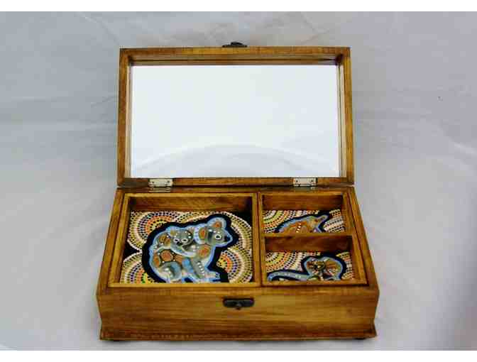 Kangaroo Dreaming, Australian Themed Jewelry Box