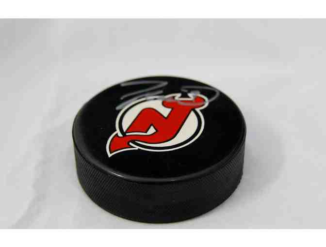NJ Devils Hockey Puck Signed by Taylor Hall