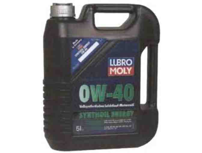 One Case of Liqui Moly Motor Oil (3 x 5 Liter Containers)