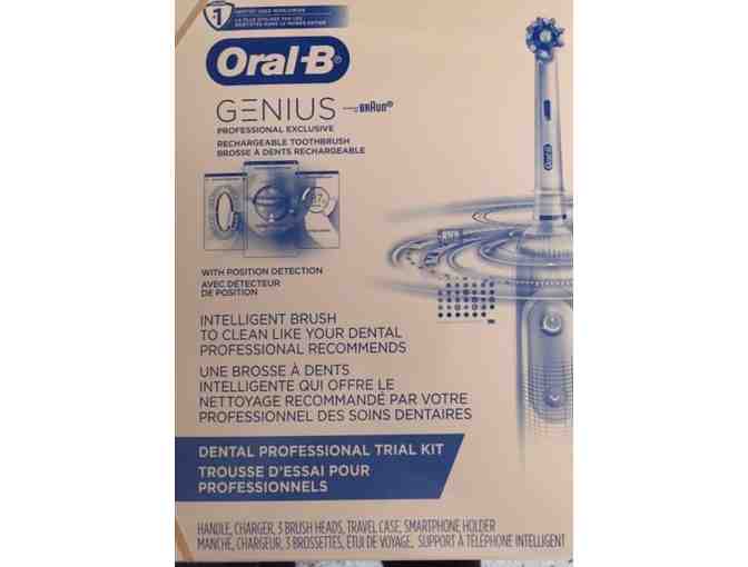 Oral B Genius Toothbrush, Mouthwash, Toothpaste and Floss