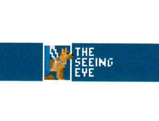 Custom Seeing Eye Needlepoint Belt from Smathers & Branson